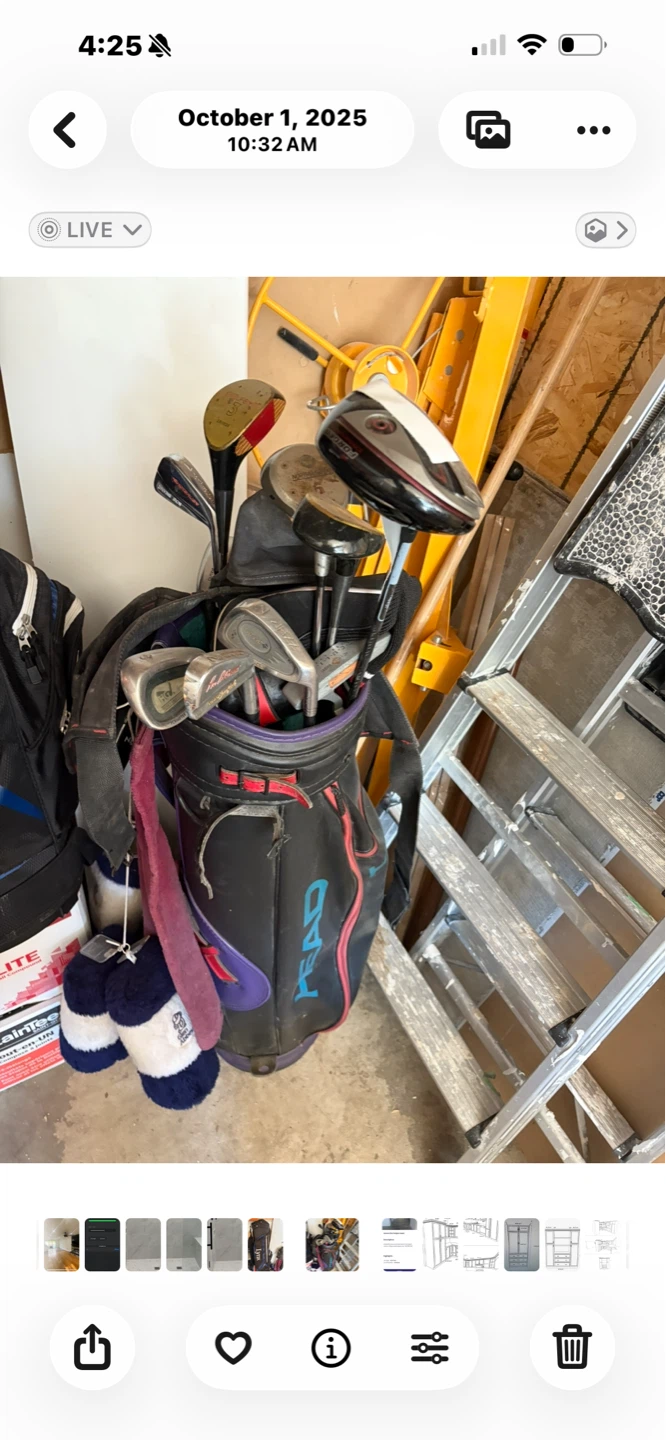 HEAD Golf Bag with Clubs