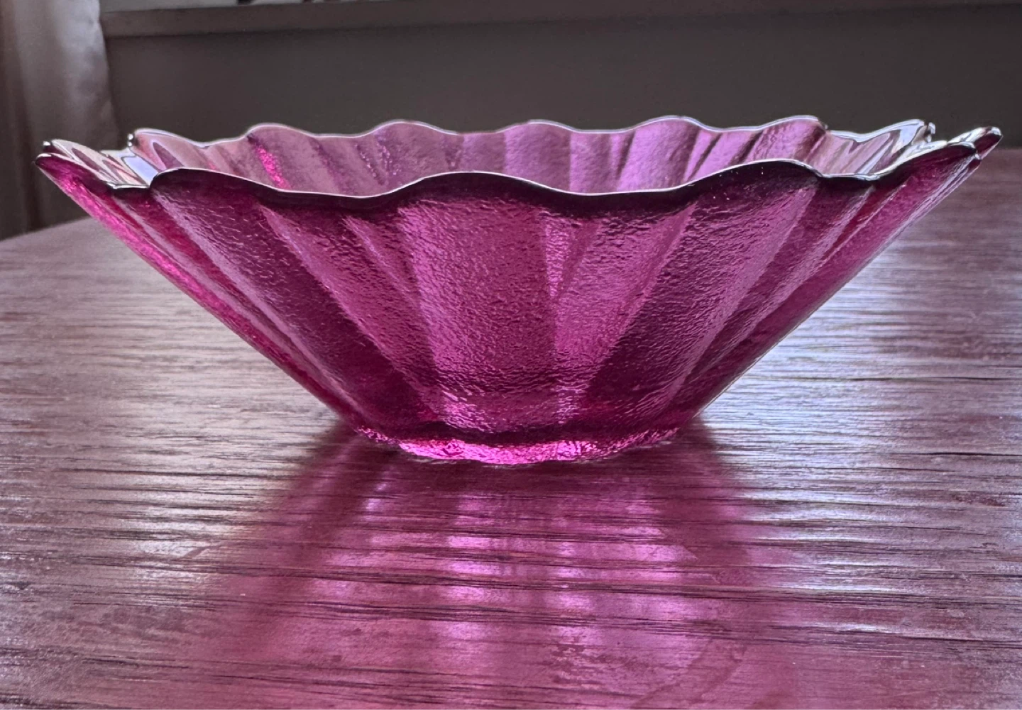 Pink Glass Bowl