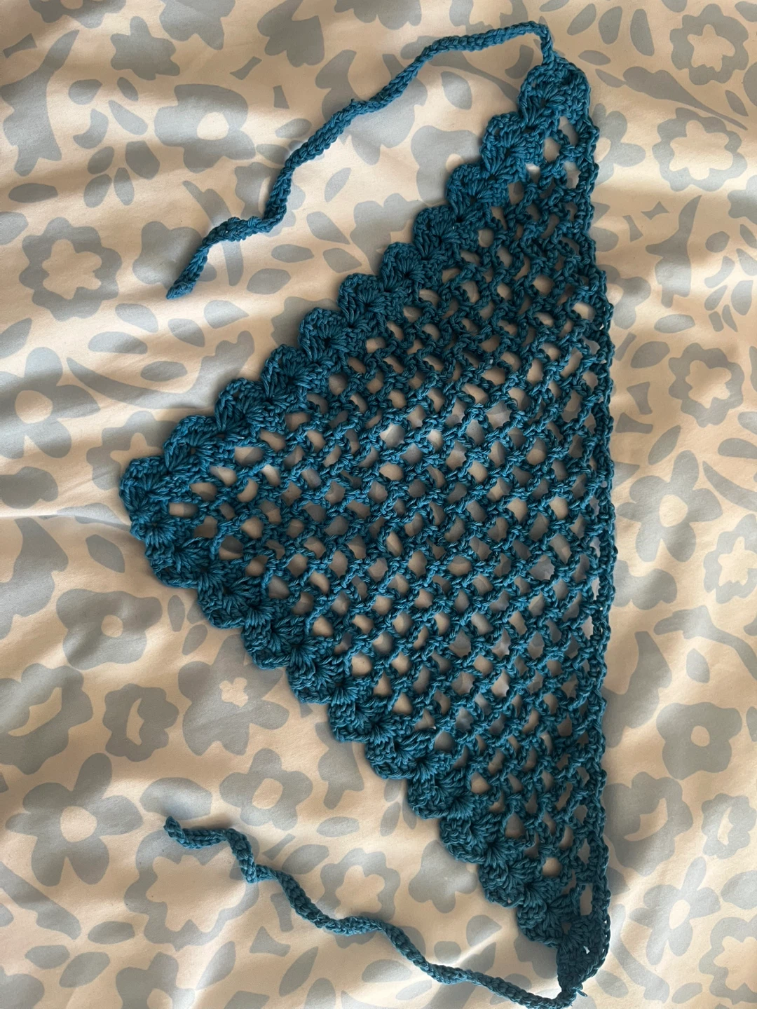 Handmade Crochet Bandana - photo 3