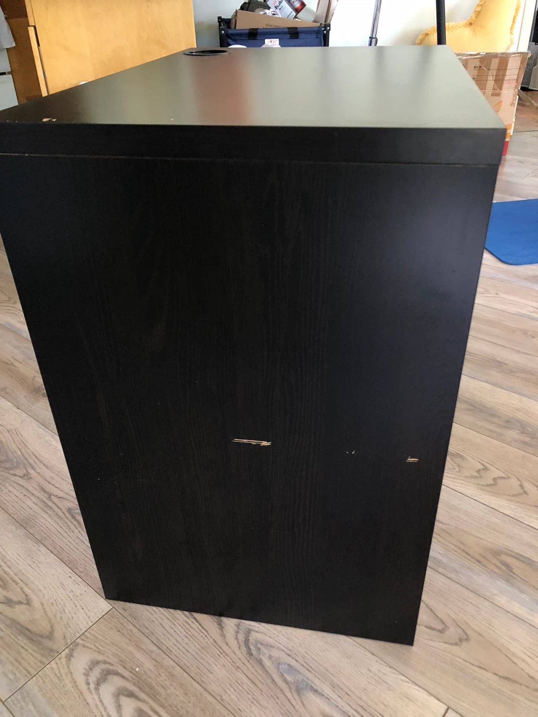 Black Desk with Drawer - photo 3