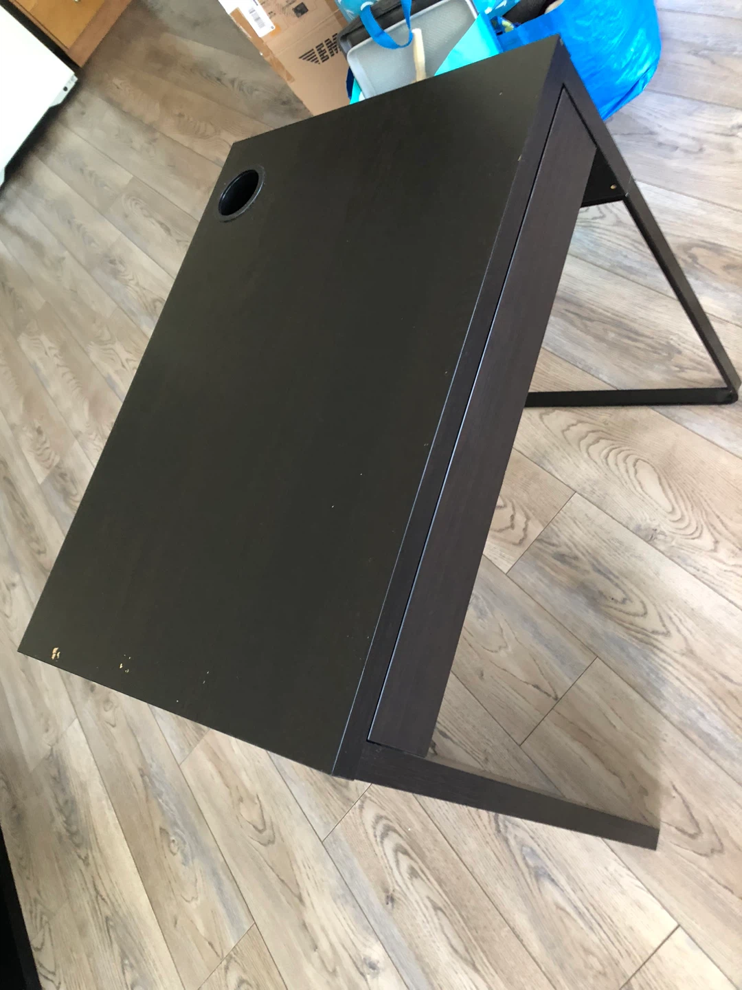 Black Desk with Drawer
