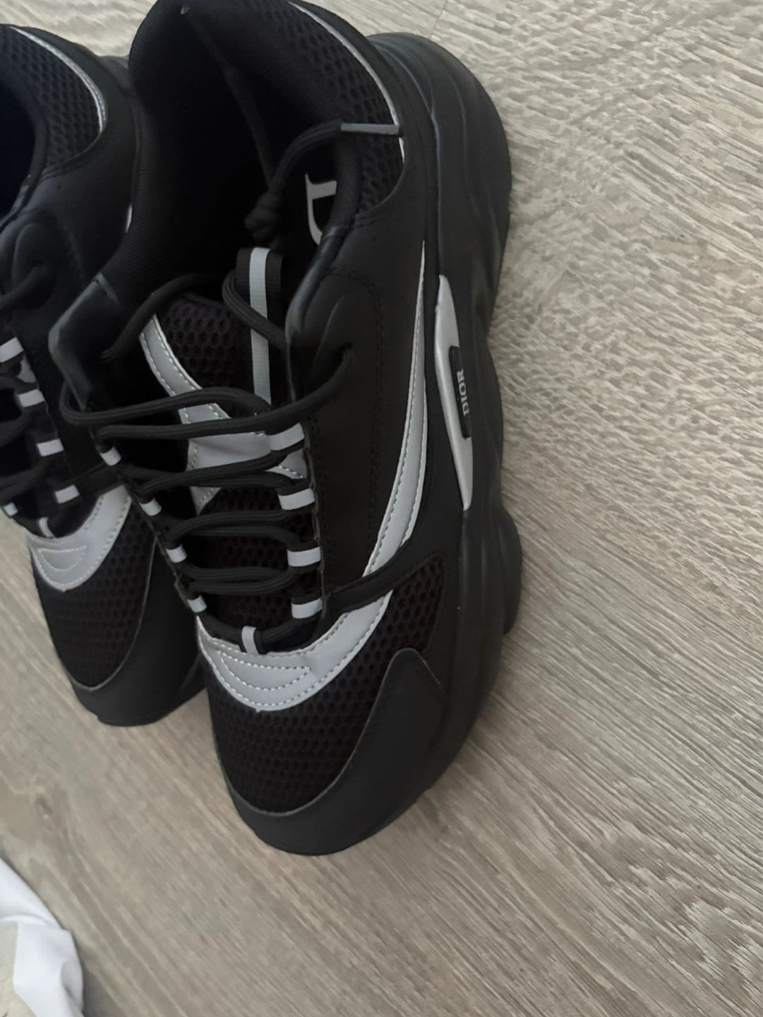 Black Dior B22 Sneakers