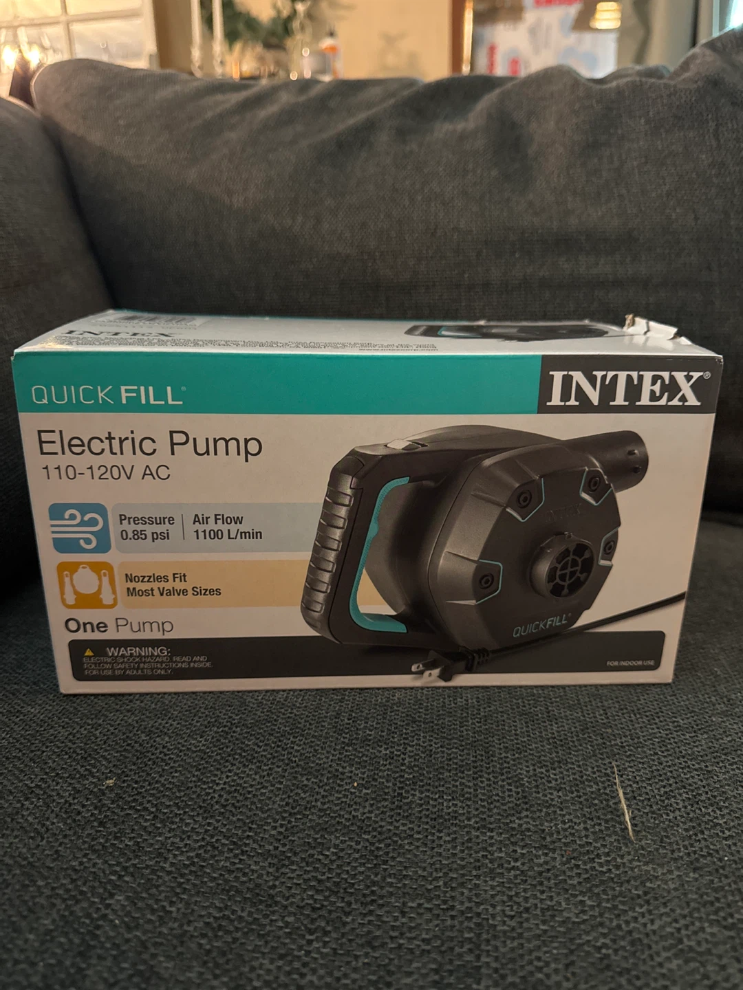 💨 INTEX QuickFill Electric Air Pump – Brand New in Box 💨