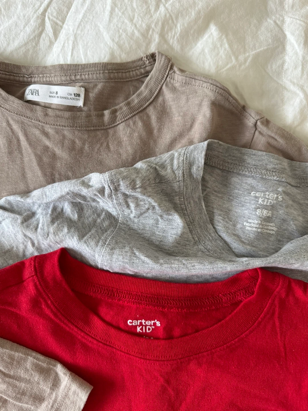 3 Boys T-Shirts: ZARA, Carter's Kid's - photo 2