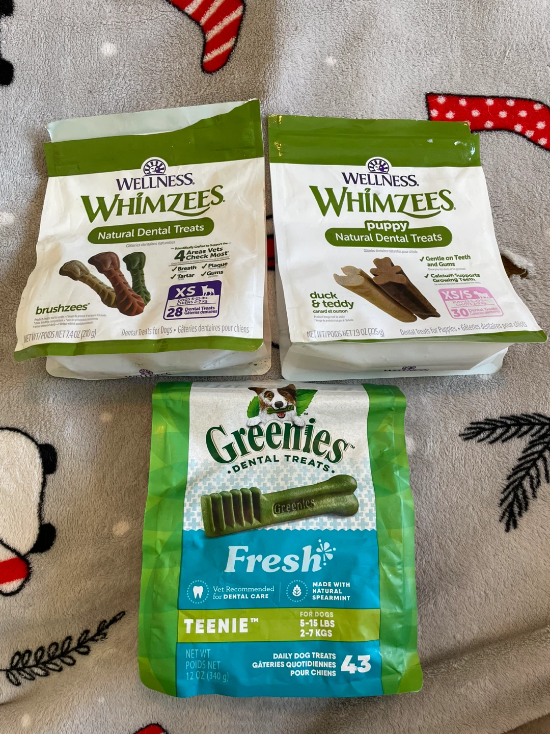 XS Dog Dental Treats Lot Chicken Free