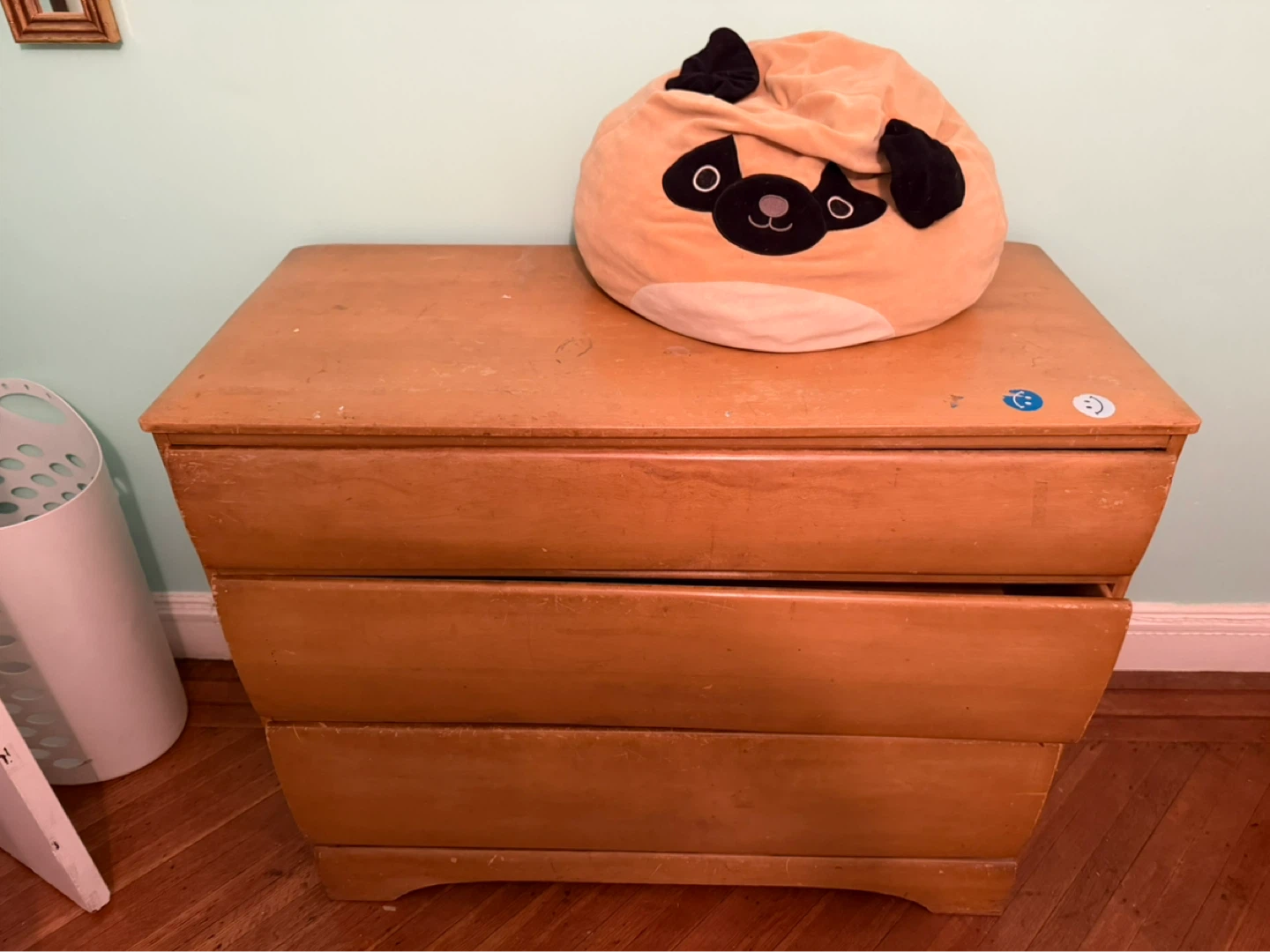 Wooden Desk with Drawers - photo 2