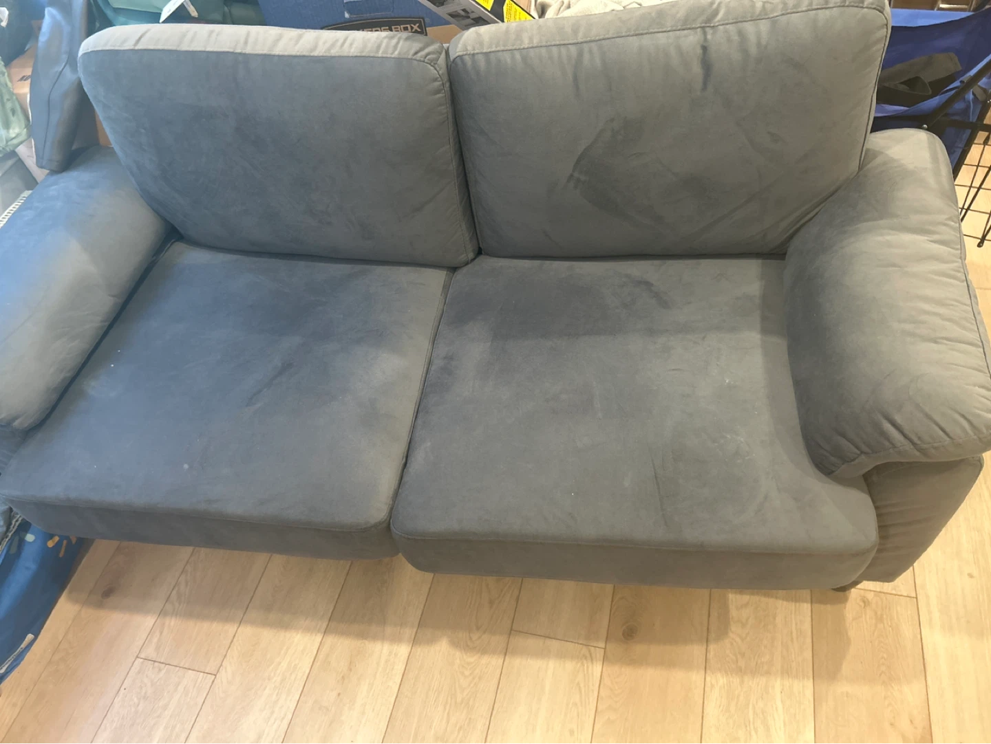 Grey Loveseat Sofa - 70”