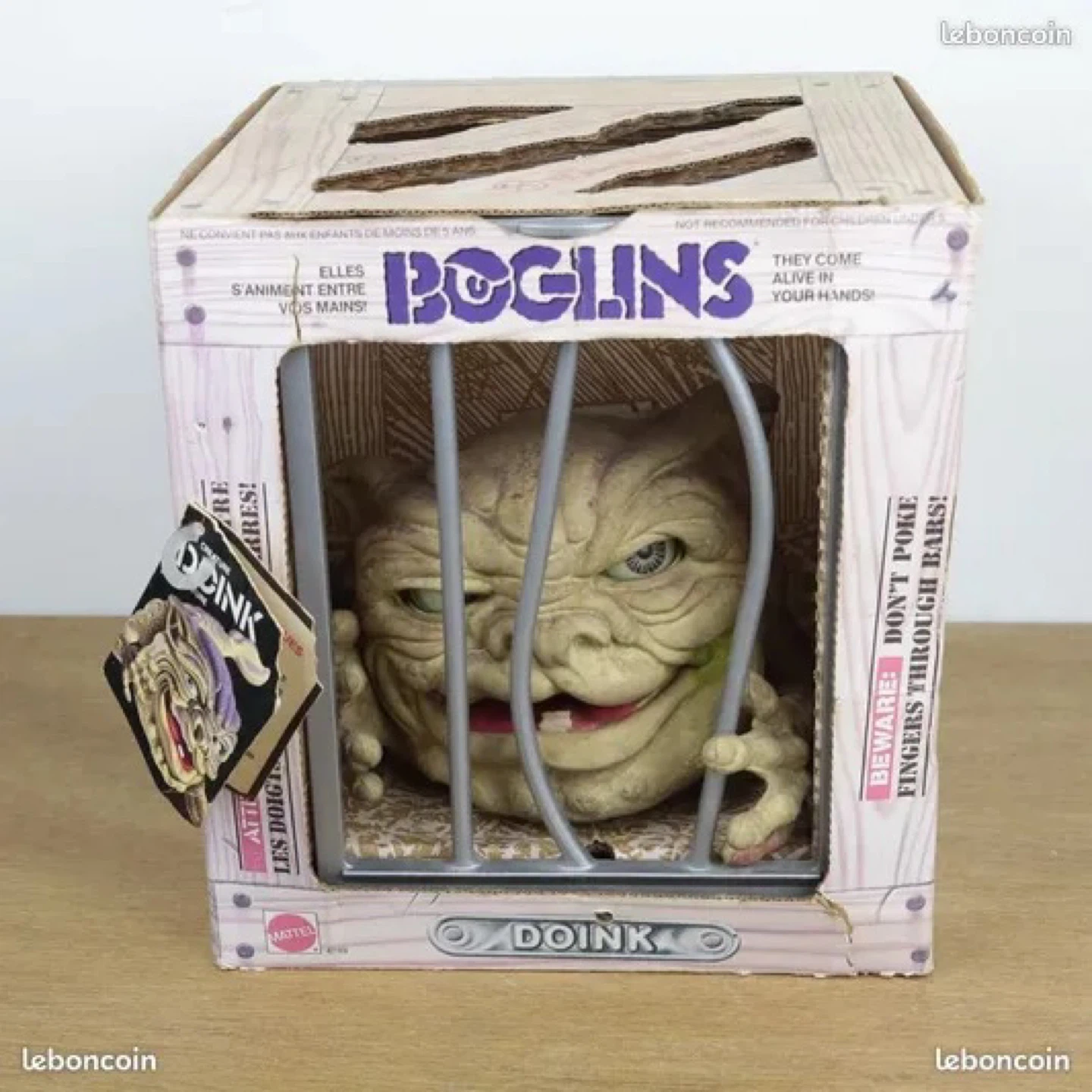 Mattel Boglins "Doink" Action Figure - 1987