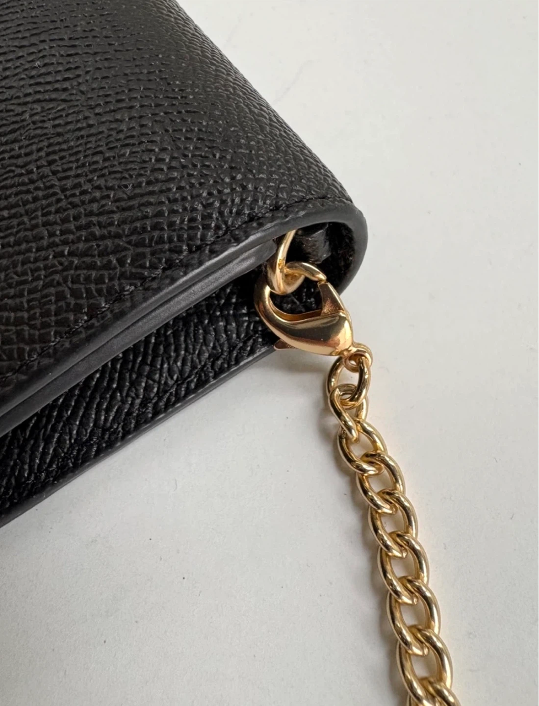 Coach Black Wallet on a Chain - photo 2