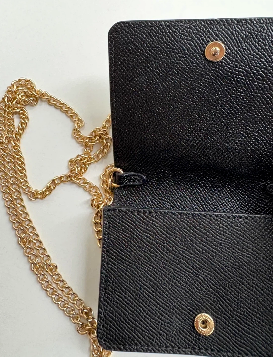 Coach Black Wallet on a Chain - photo 3