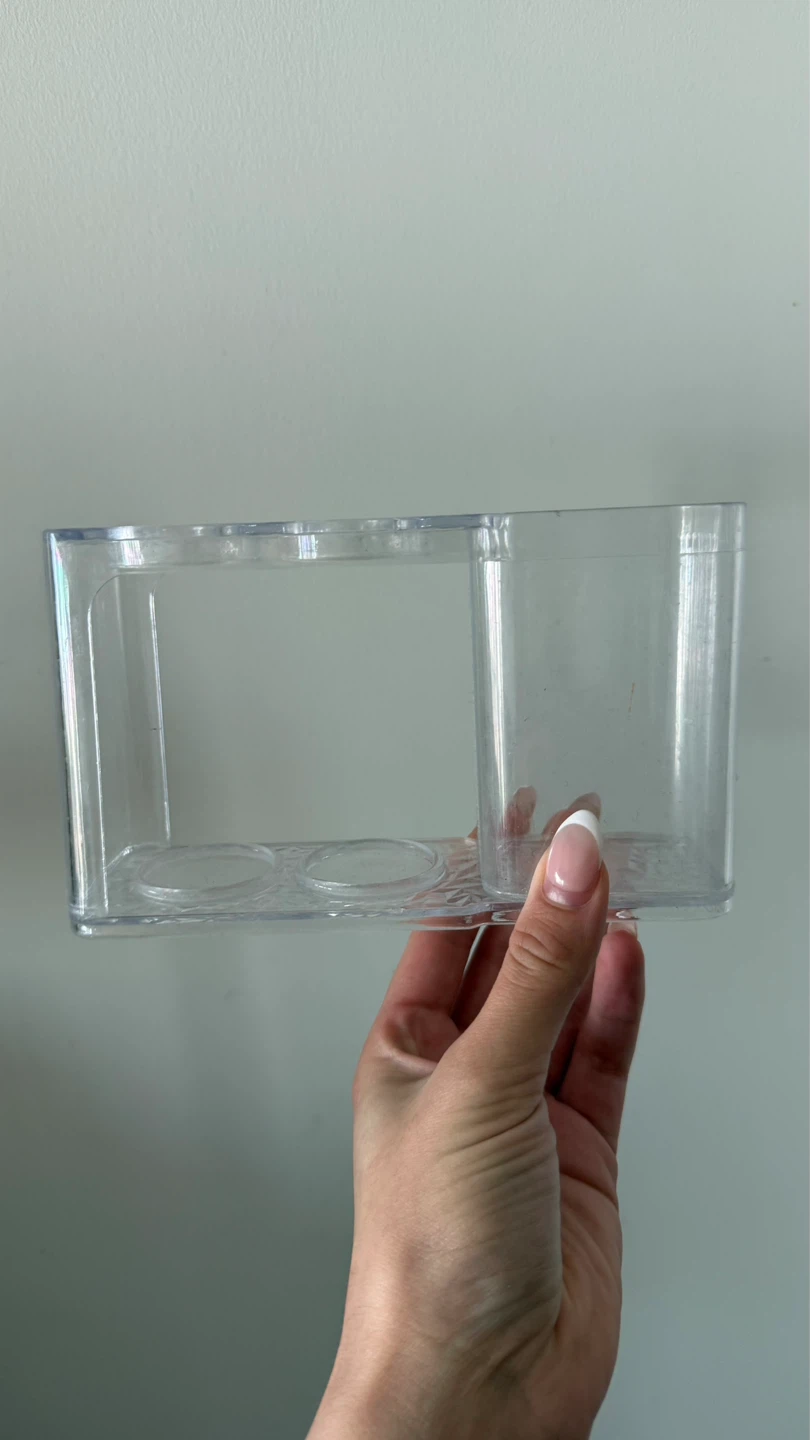 Clear Plastic Toothbrush Organizer with Compartments - photo 3