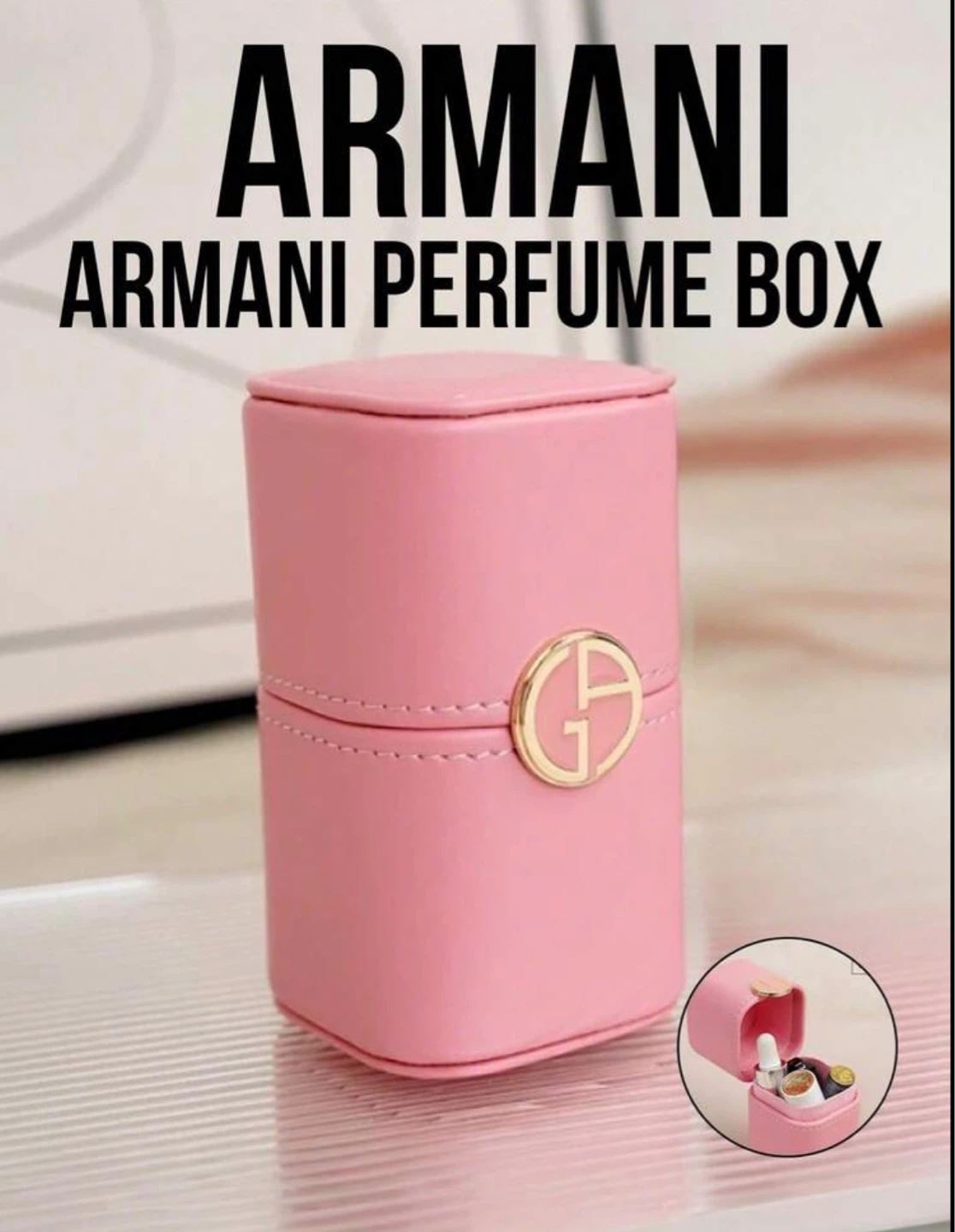 Giorgio Armani Pink Makeup Box