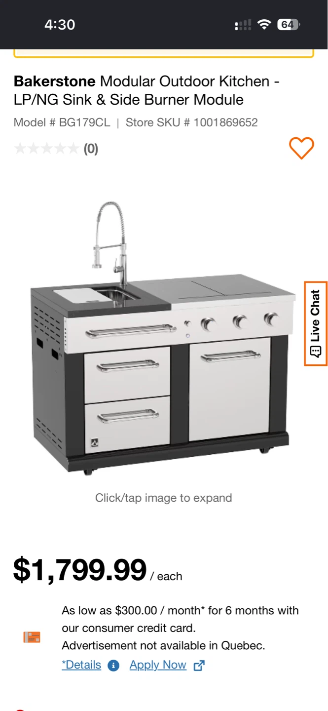 Modular Outdoor Kitchen Sink & Burner Module & refrigerator - photo 5