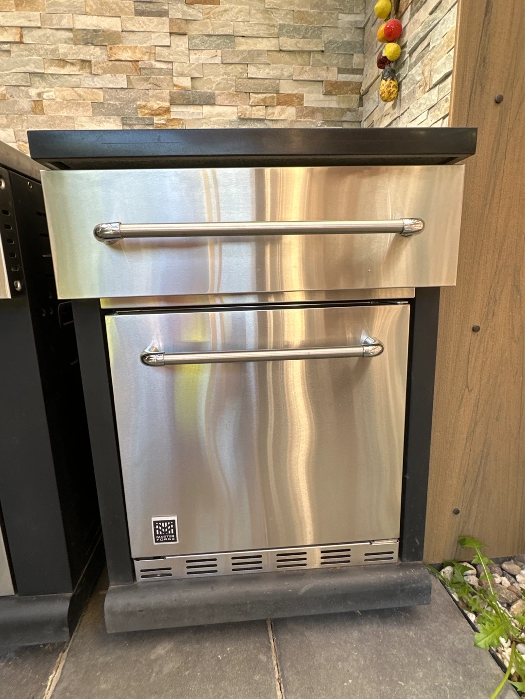 Modular Outdoor Kitchen Sink & Burner Module & refrigerator - photo 4
