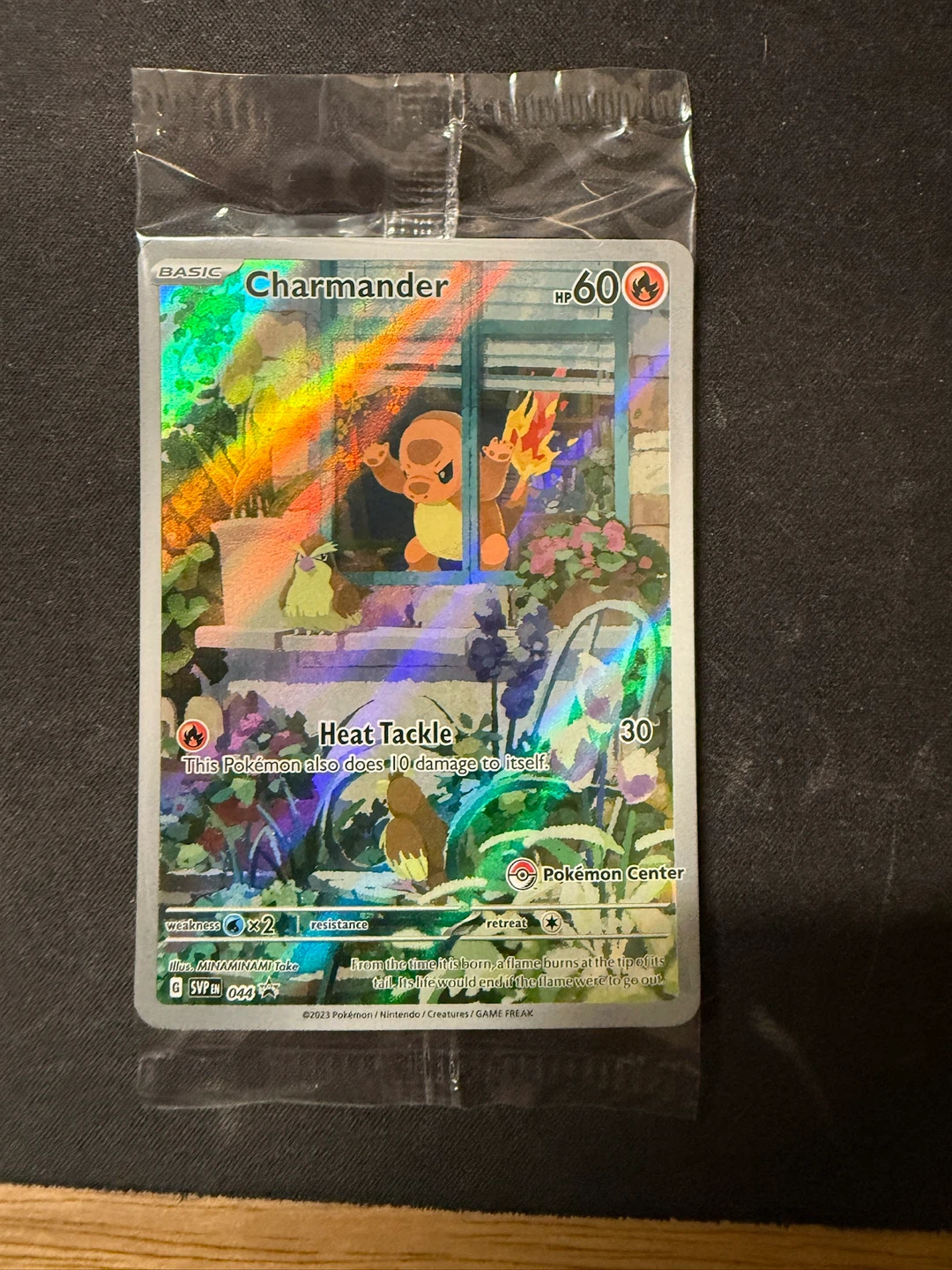 Pokémon Charmander Card - Heat Tackle