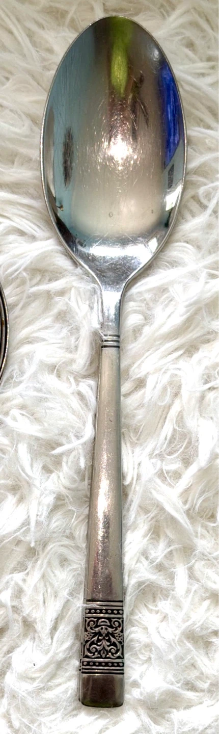 Gorham Amphora 1970s Flatware Set-Stainless Steel 57 Pc - photo 5