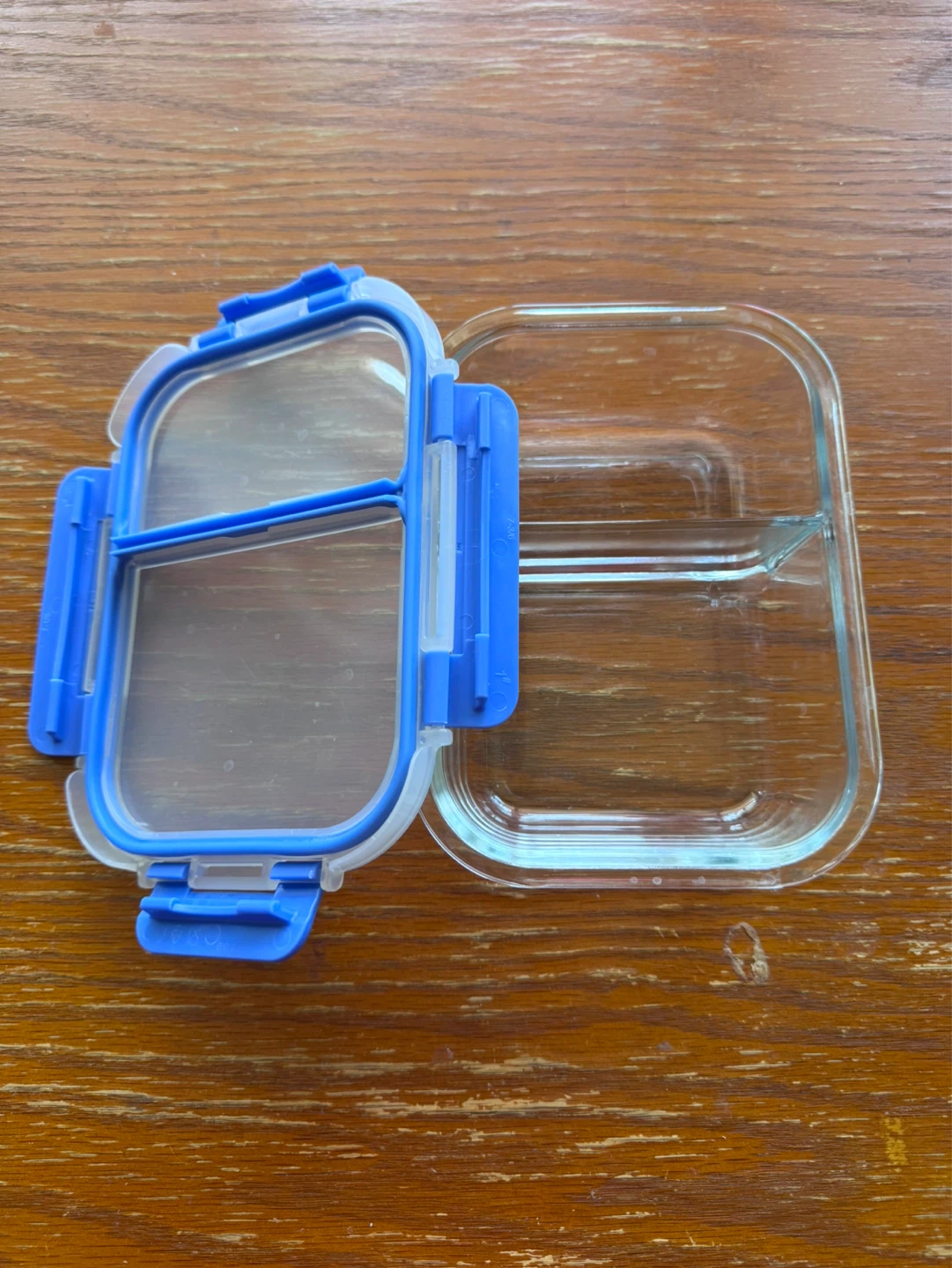 Glass Divided Food Container - photo 2