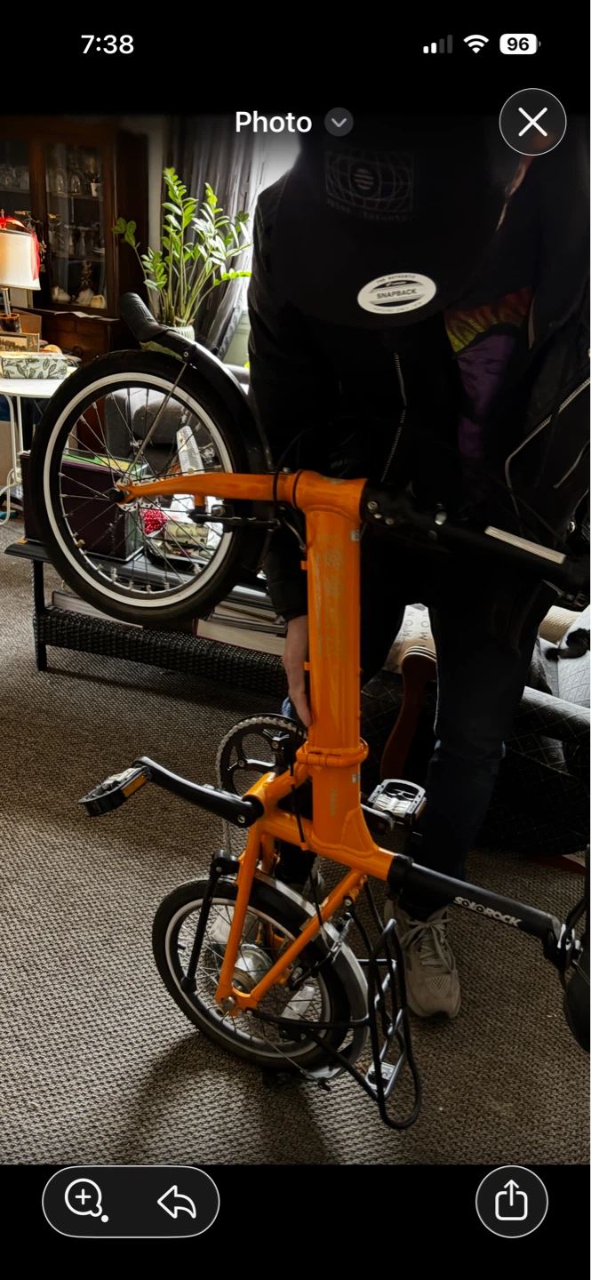 SOLOROCK Hunter Folding Bike - Orange - photo 2