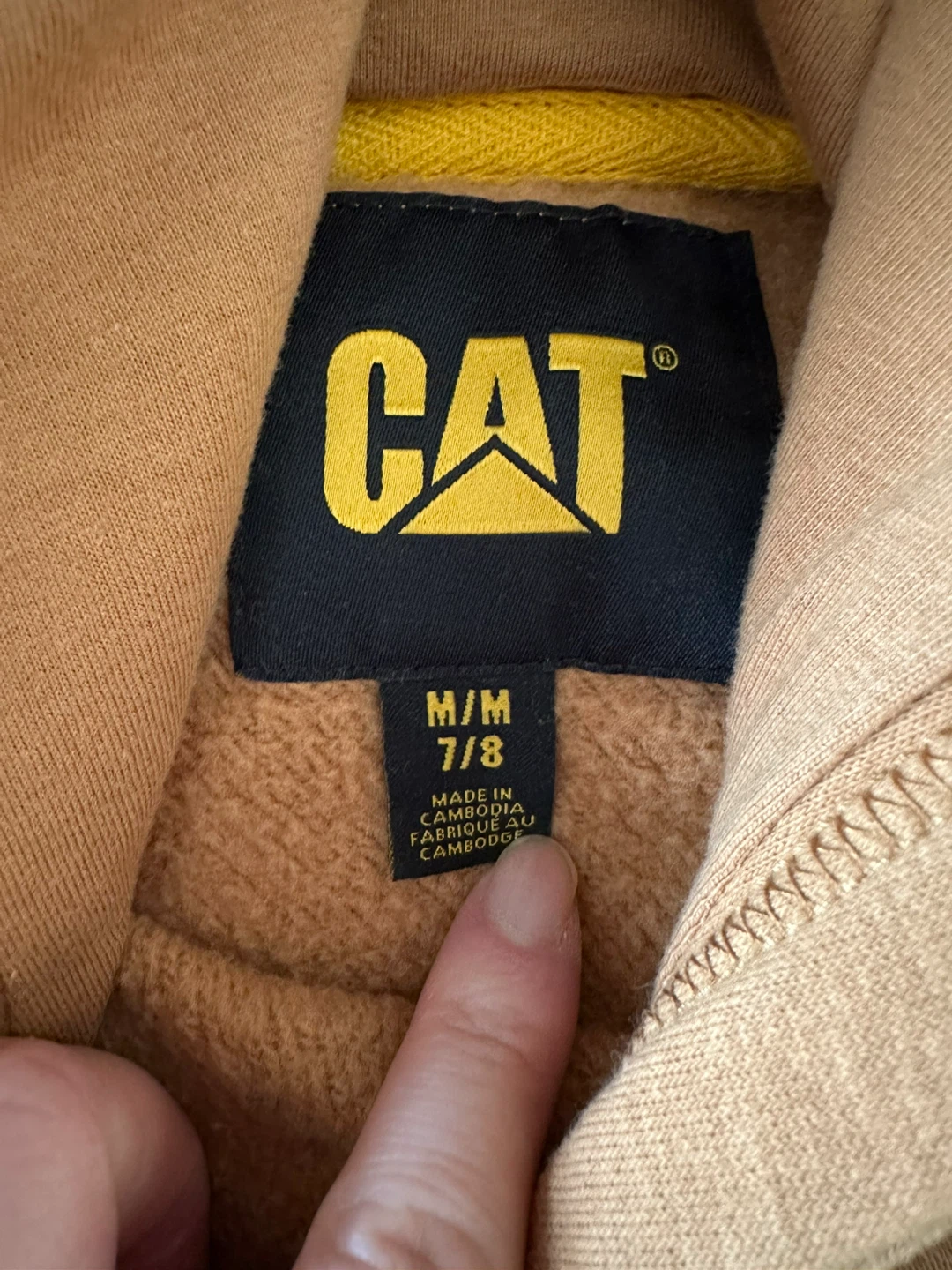 Caterpillar Fleece Hoodie M/M 7/8 Youth - photo 3
