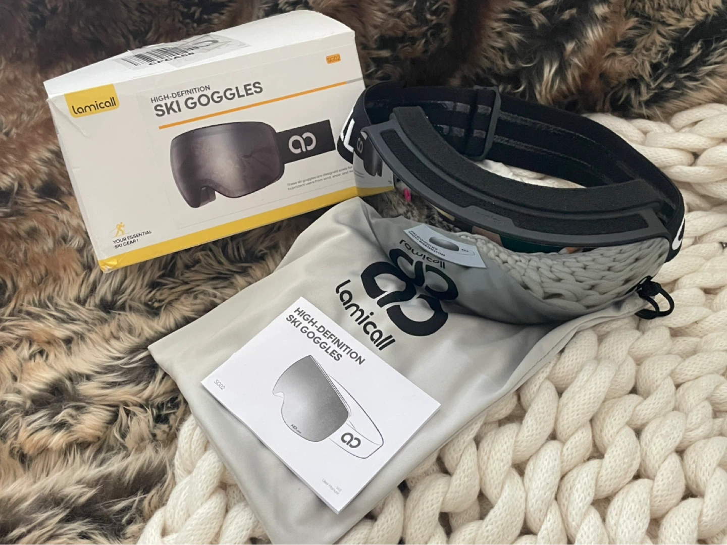 New Lamicall High-Definition Ski Goggles with OTG Design