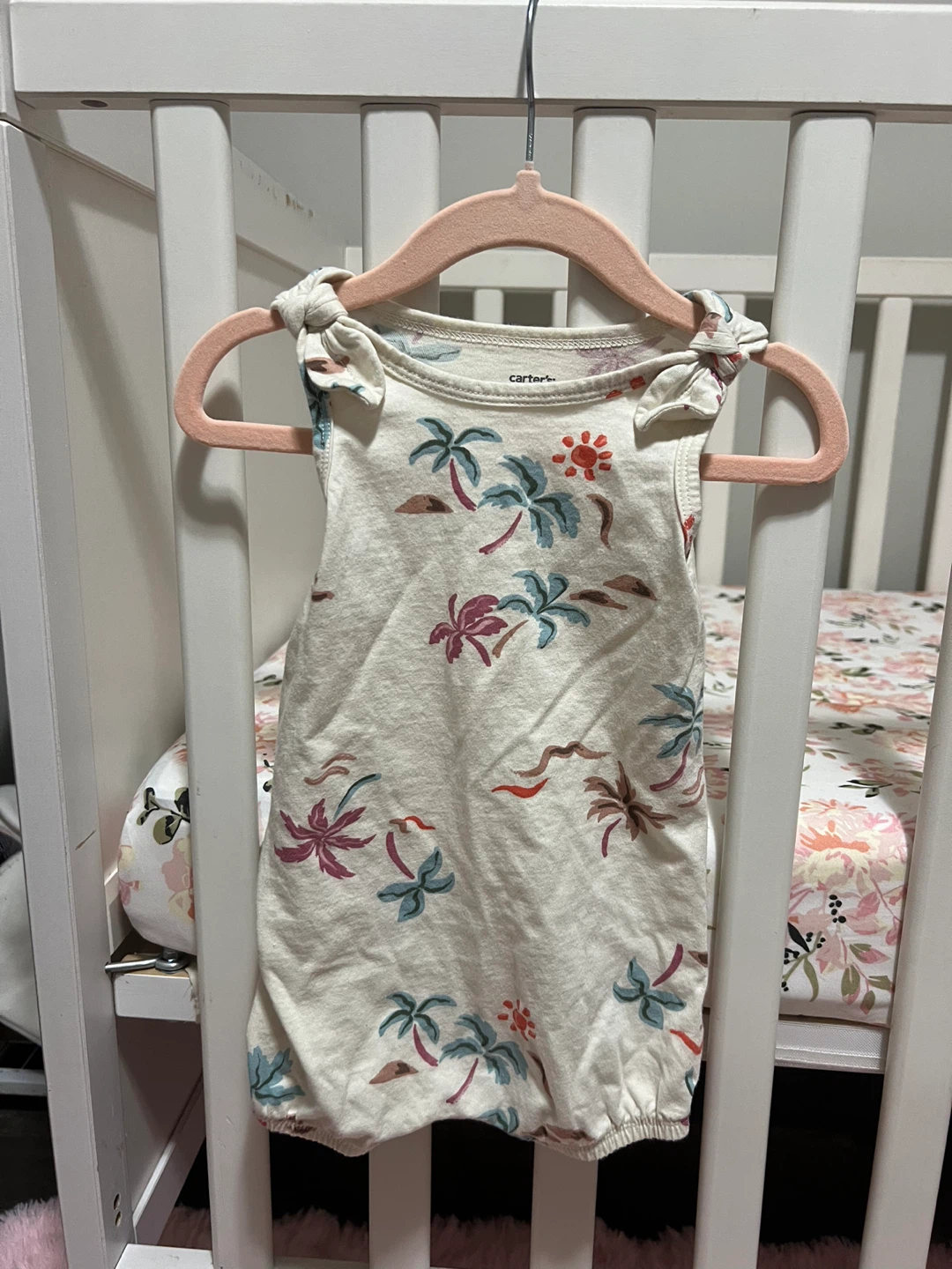 Carter's Baby Girl Palm Tree Romper