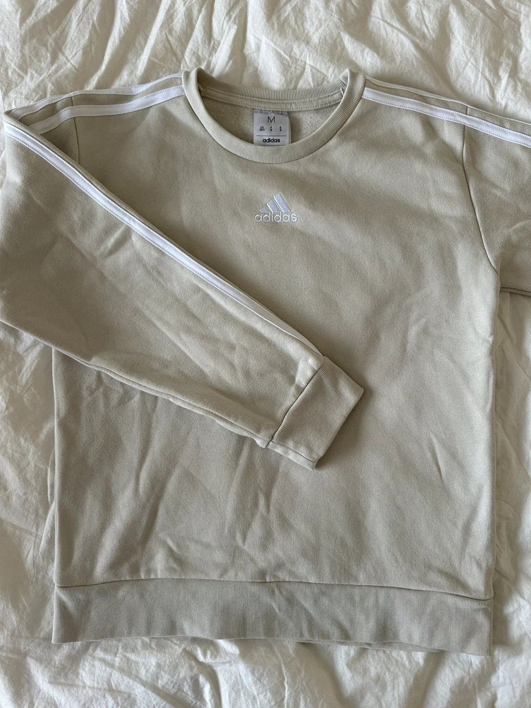 Adidas Crewneck Sweatshirt - Tan - Youth M