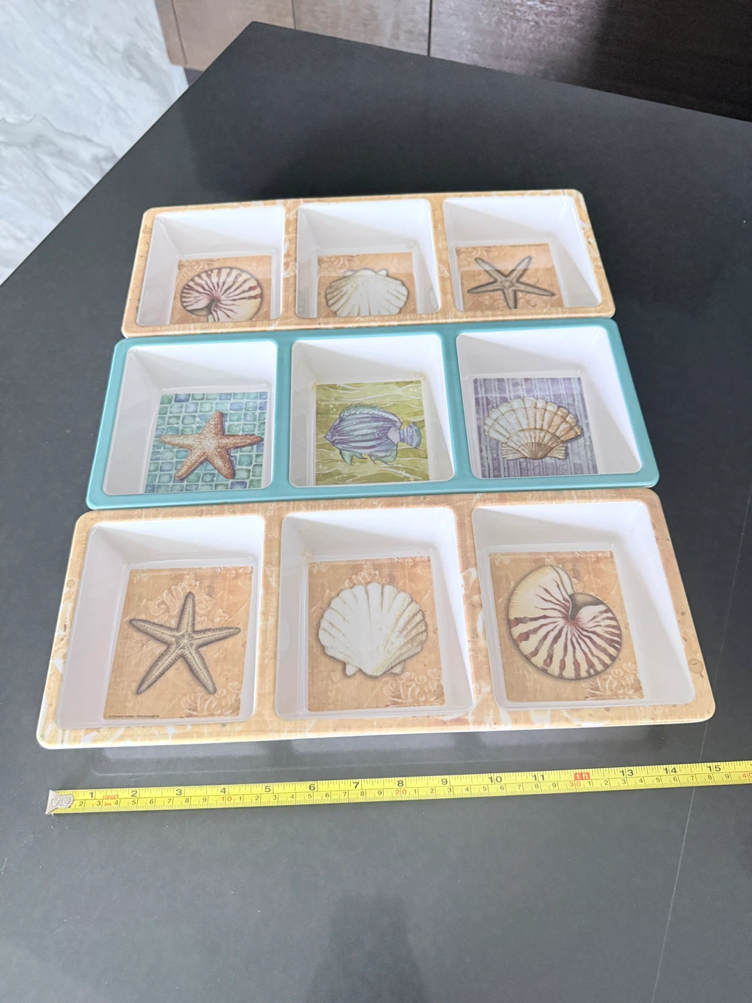 Nautical Serving Trays and plates - photo 2