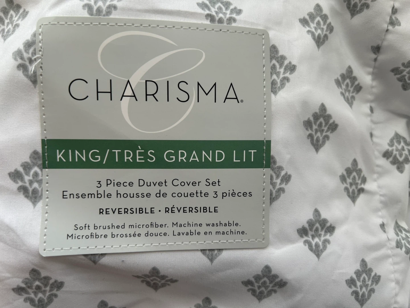 Charisma King 3 Piece Duvet Cover Set