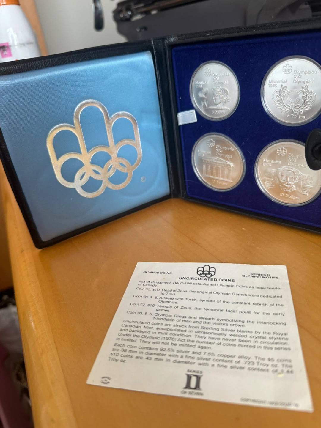 Montreal 1976 Olympic Uncirculated Coins Set