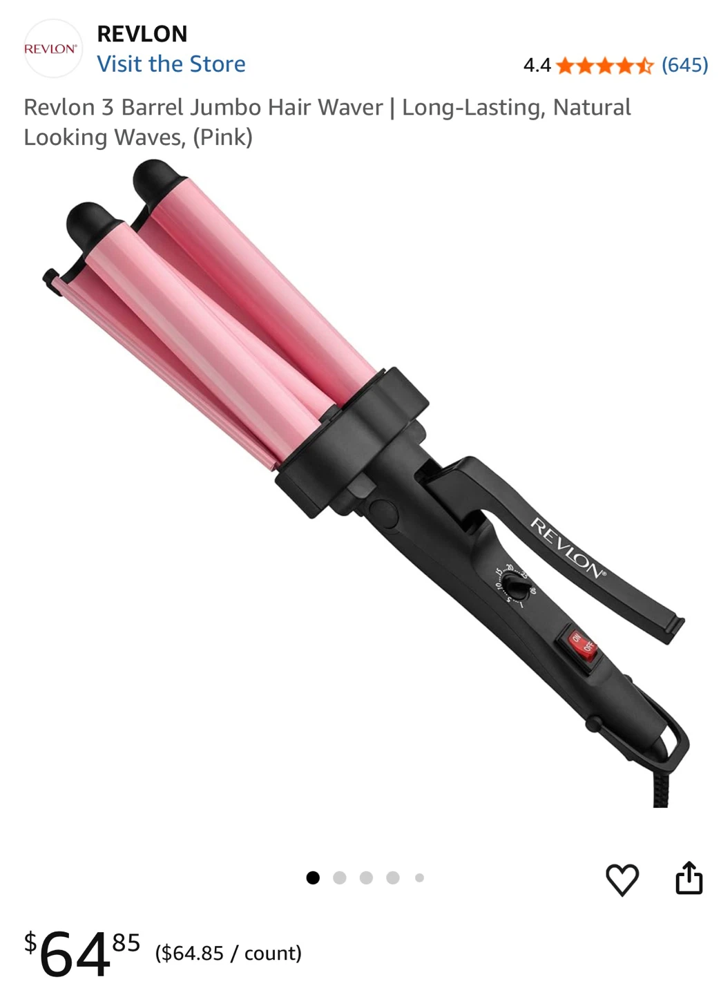 Revlon 3 Barrel Jumbo Hair Waver - photo 2