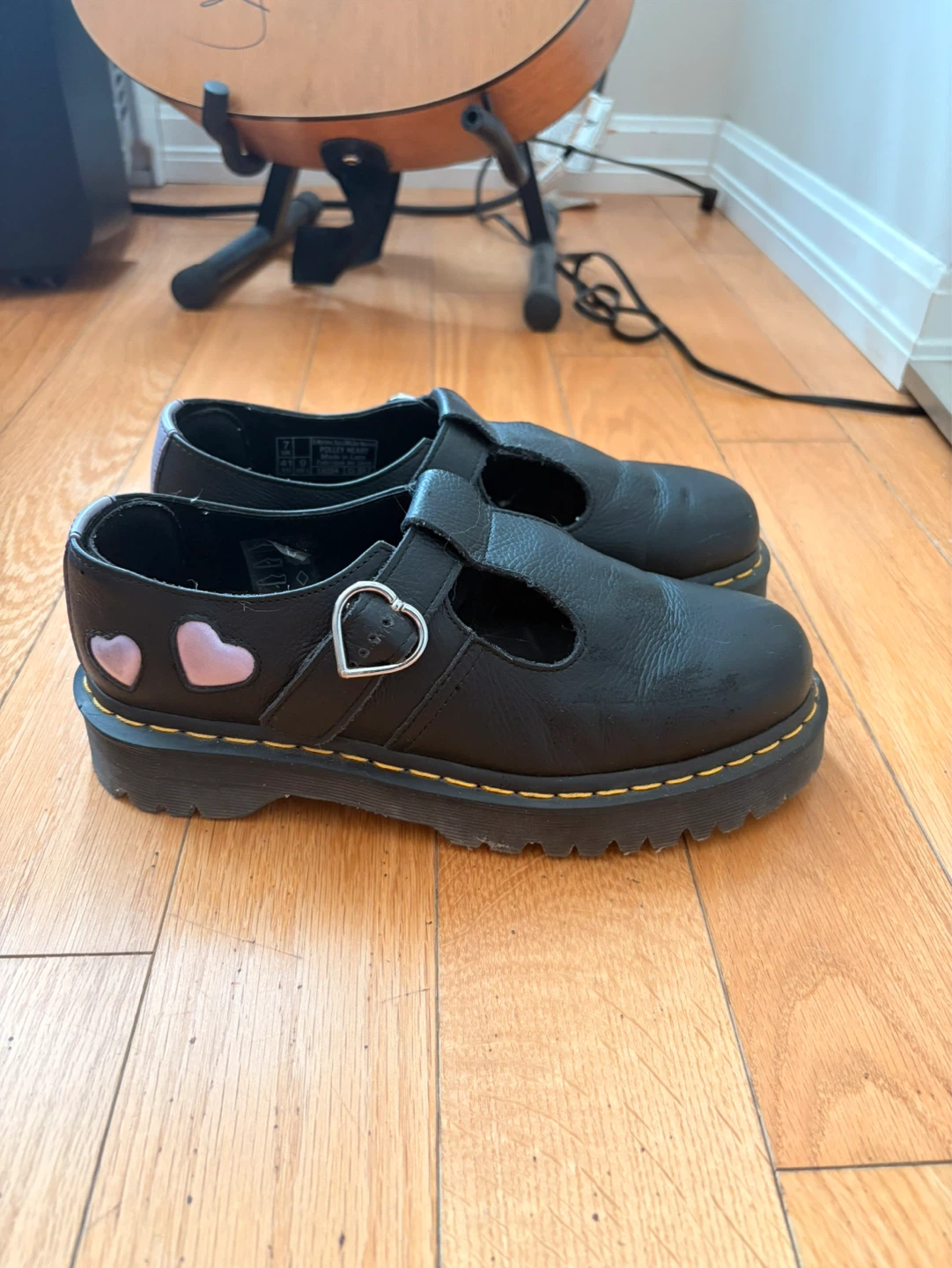Dr. Martens Polley Heart Mary Jane Shoes