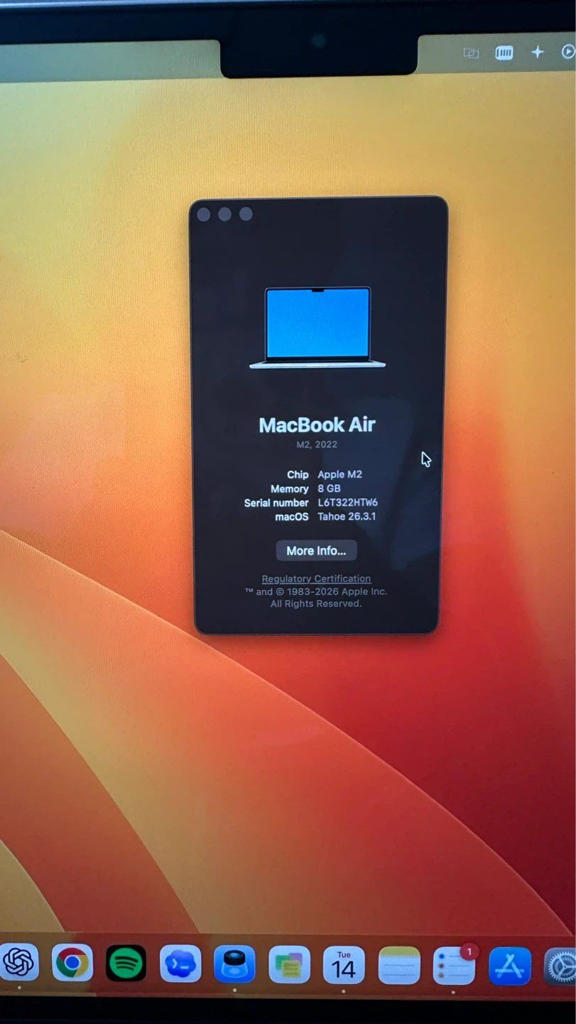Apple MacBook Air M2 2022 Laptop - photo 4