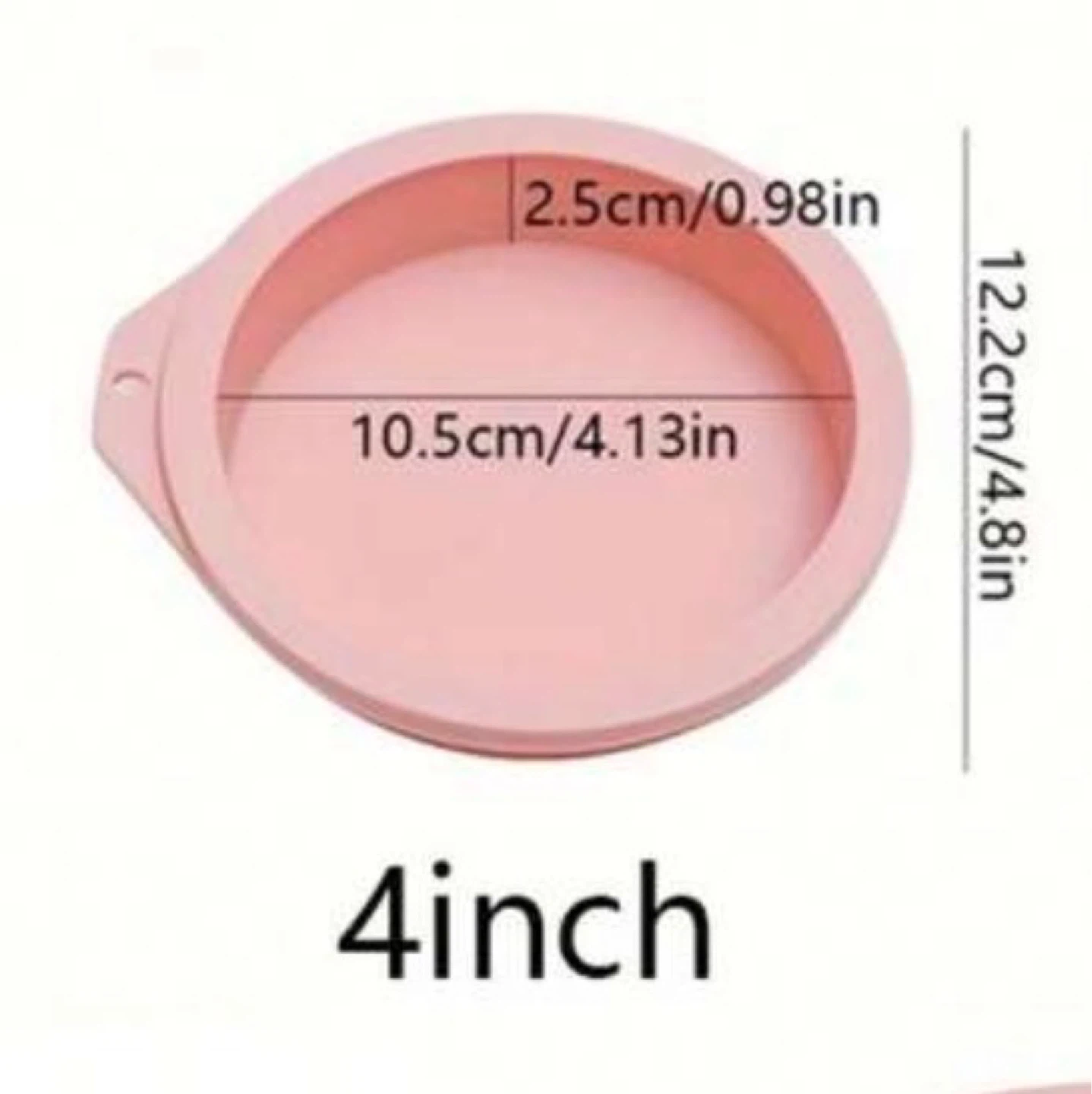 🎂 Round Silicone Cake Molds Set (6" Large / 4" Mini 4-Pack) - photo 5