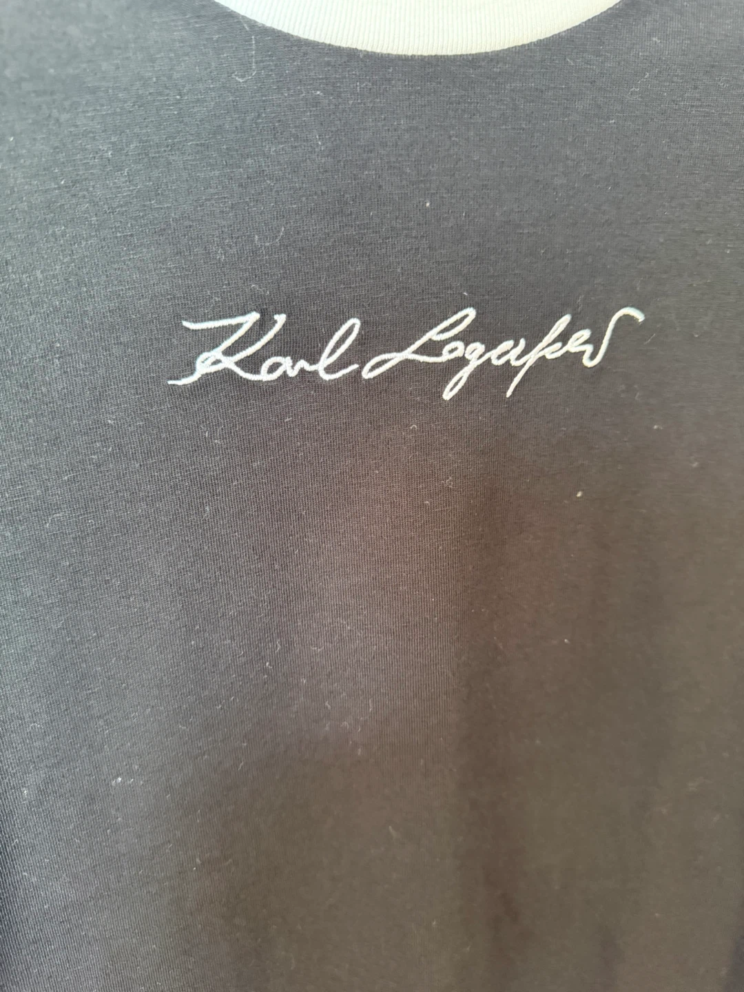 Men’s Karl Lagerfeld T-Shirt Black/White Size S/P - photo 2