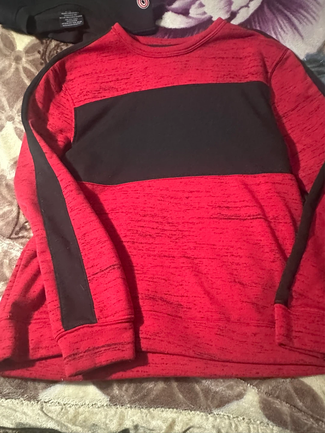 COMPANY EIGHTY ONE Crewneck Sweatshirt - Red/Black - Large - photo 3