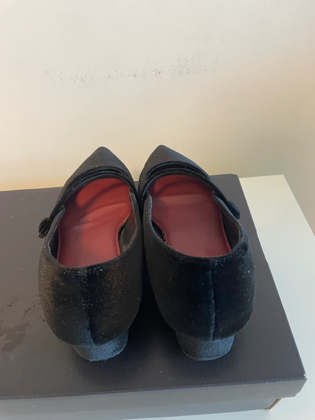 Black Velvet Mary Jane Flats - photo 3