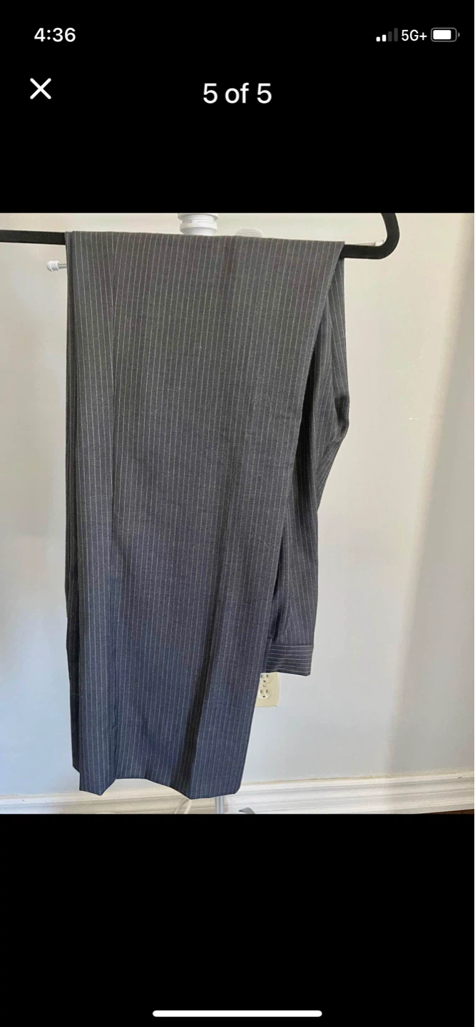 Tommy Hilfiger Pinstripe Wool Suit Jacket and Pants - photo 5