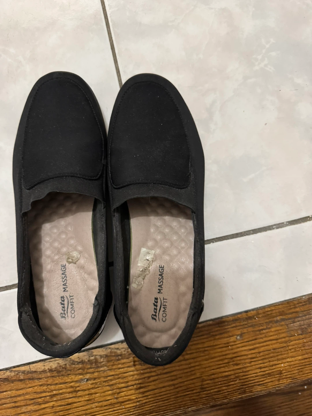 Bata Comfit Massage Black Loafers Size 37 - photo 2