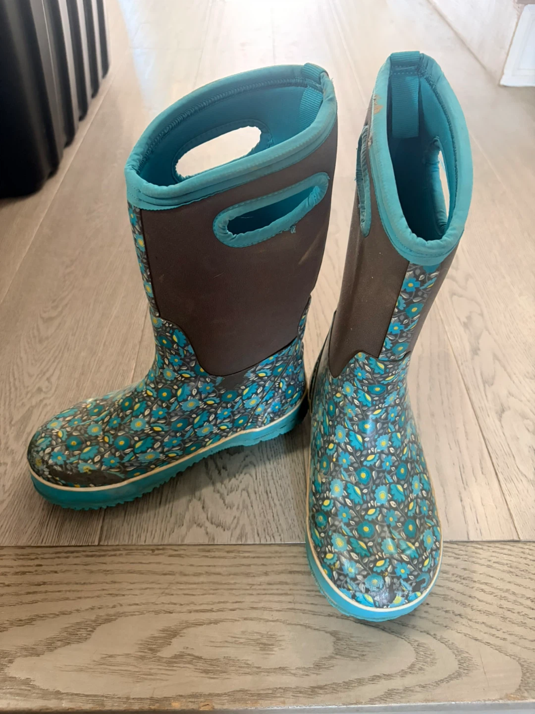 Bogs Kids Floral Waterproof Boots