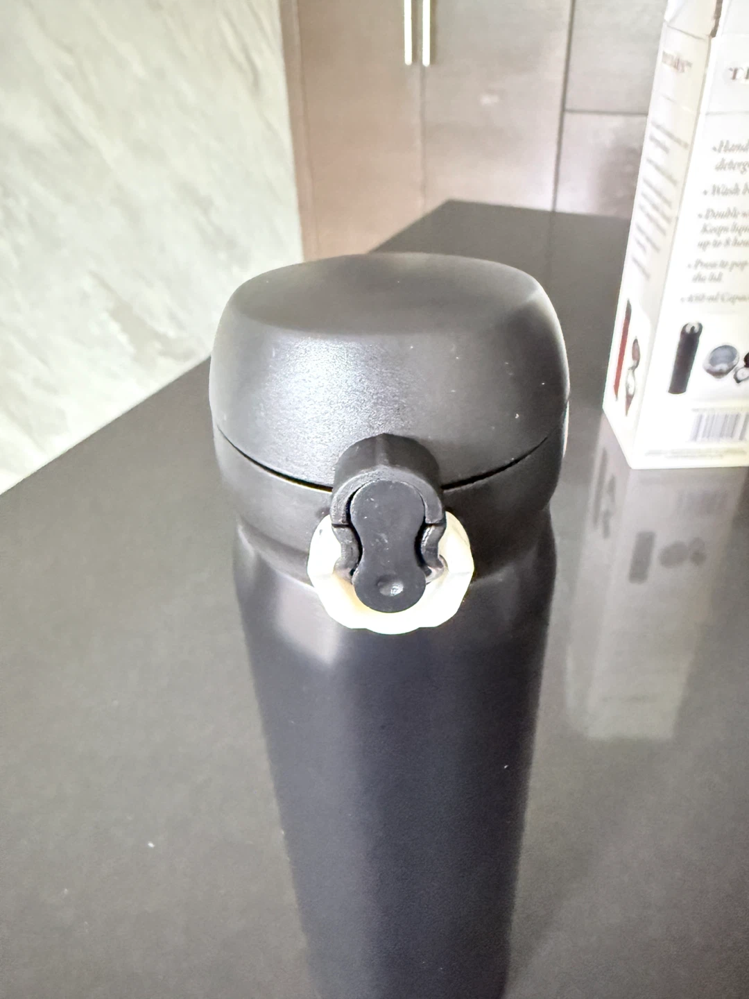 Black Insulated Tumbler stainless steel water bottle- 450 ml - photo 4
