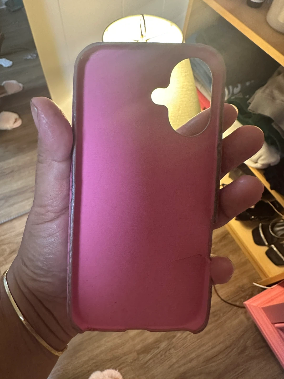 Pink Snake Skin Pattern Phone Case - photo 2