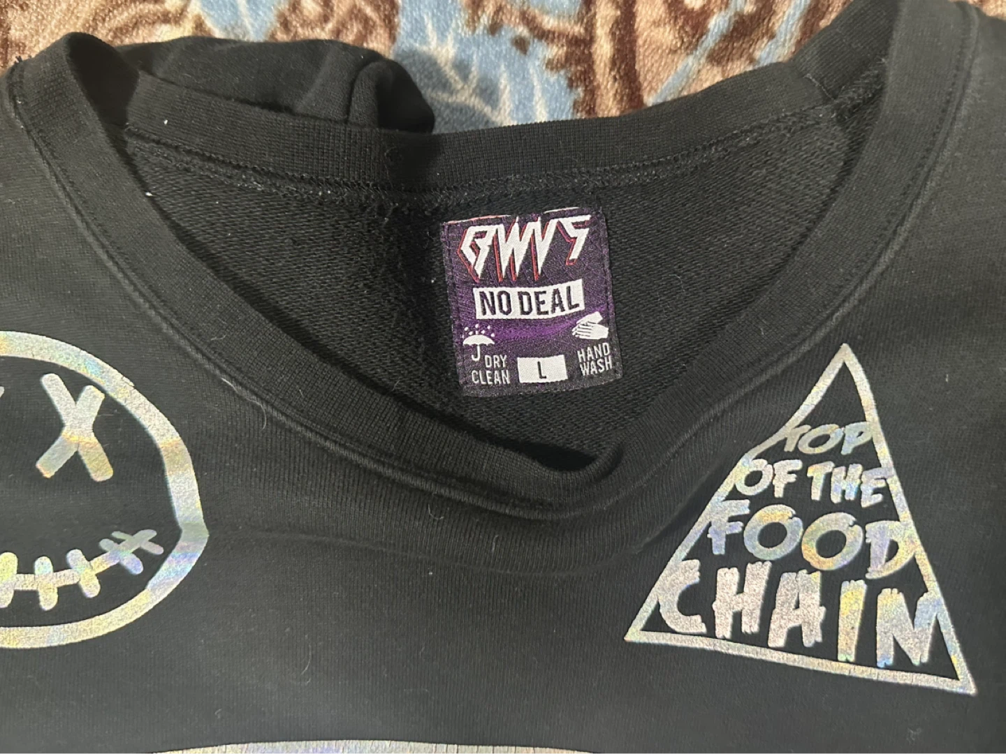 GWM NO DEAL Graphic Sweatshirt Size L - photo 3