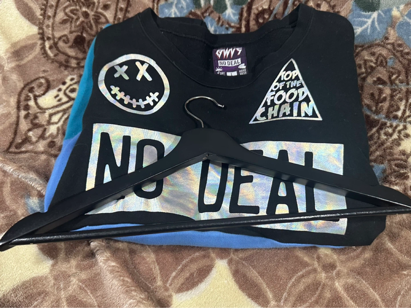 GWM NO DEAL Graphic Sweatshirt Size L