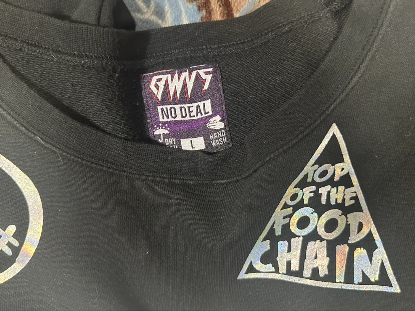 GWM NO DEAL Graphic Sweatshirt Size L - photo 5