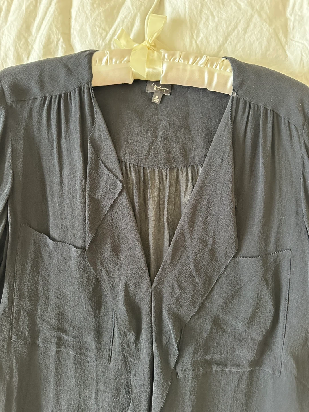 Babaton Aritzia 100% Silk Blouse - XS Black
