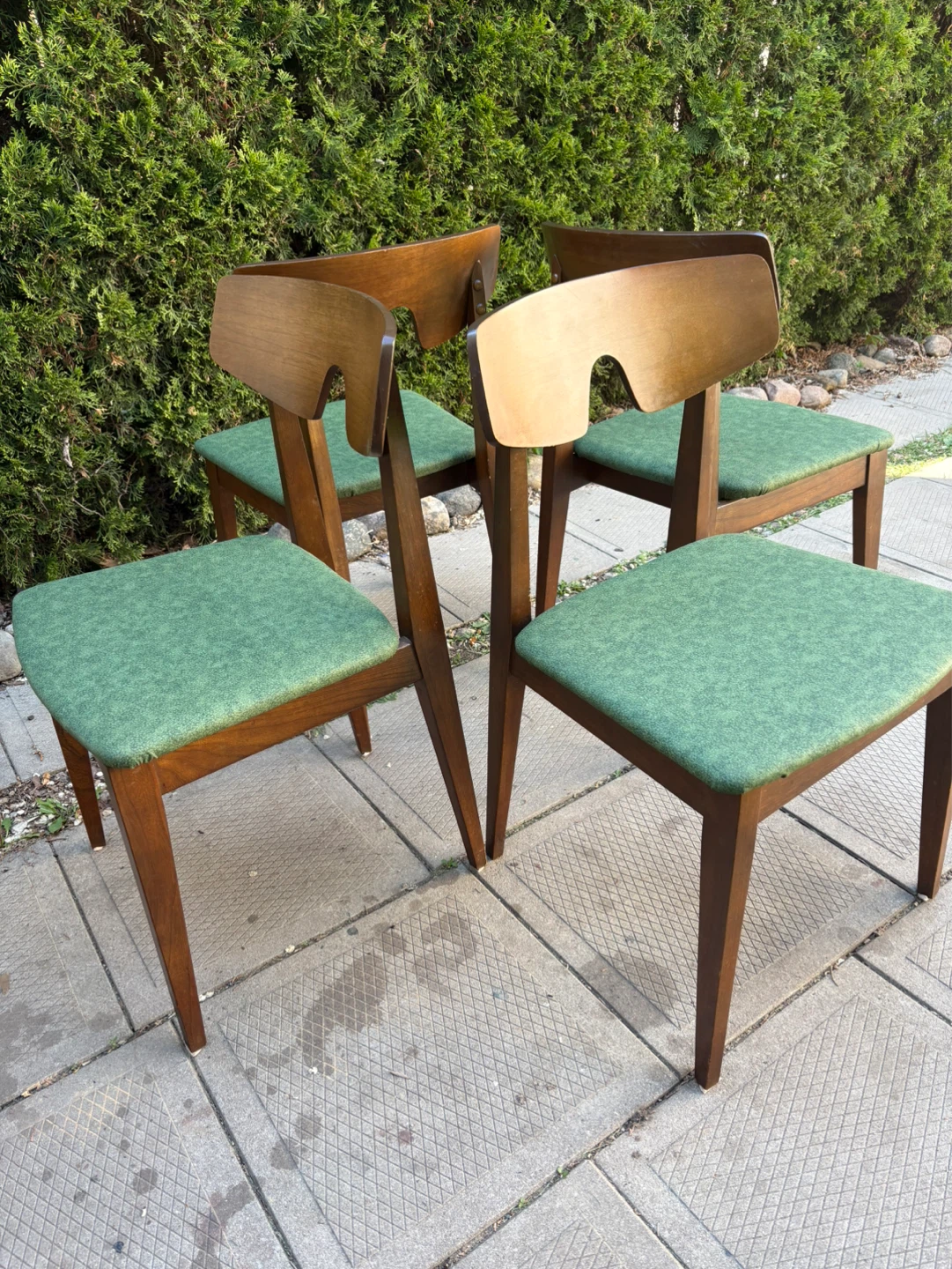 MCM Walnut Dining Chairs by Deilcraft - photo 3