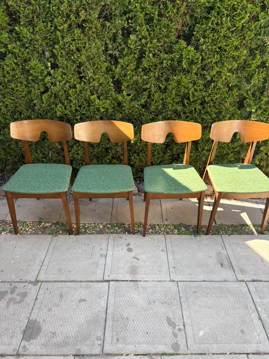 MCM Walnut Dining Chairs by Deilcraft - photo 2