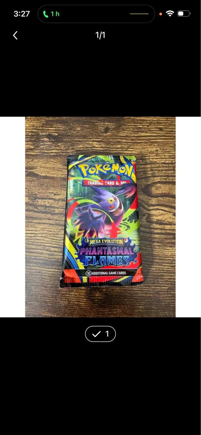 Pokemon Phantasmal Flames Trading Card Pack