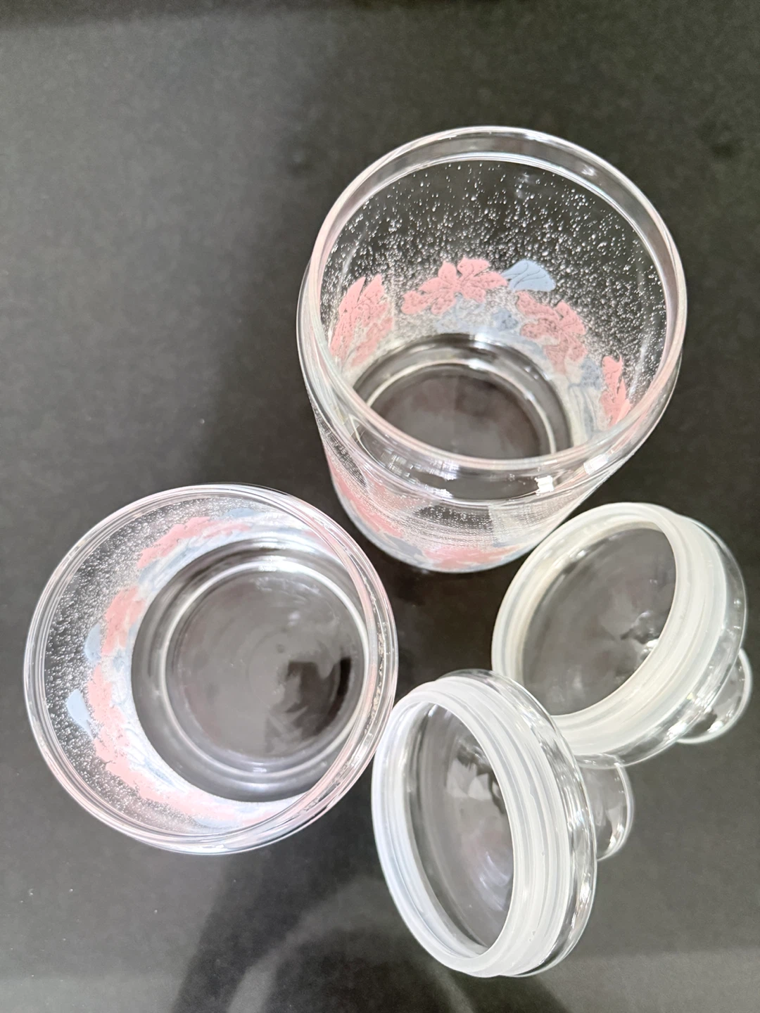 Set of 2 Glass Jars with Lids - photo 3