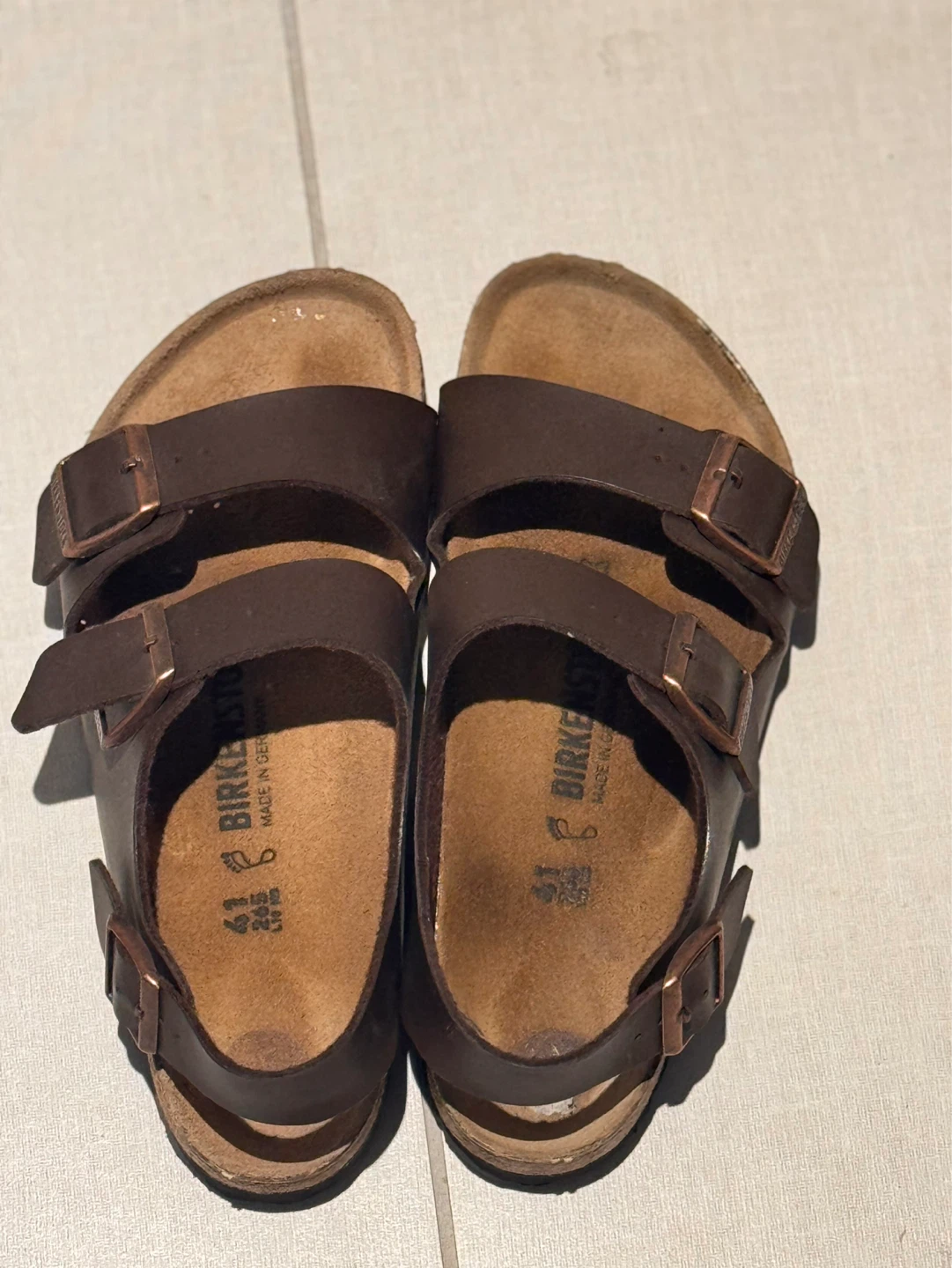 Birkenstock Brown Leather Sandals - photo 2